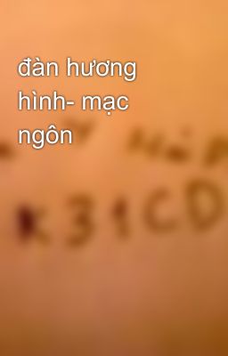 đàn hương hình- mạc ngôn