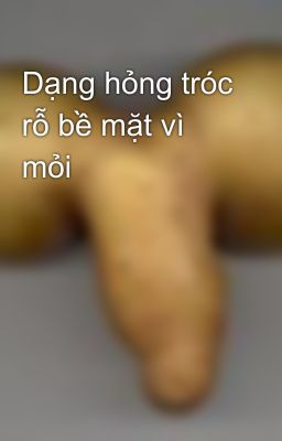 Dạng hỏng tróc rỗ bề mặt vì mỏi