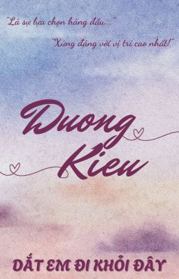 DẮT EM ĐI KHỎI ĐÂY