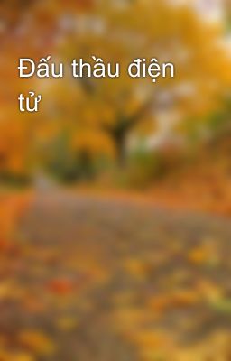 Đấu thầu điện tử