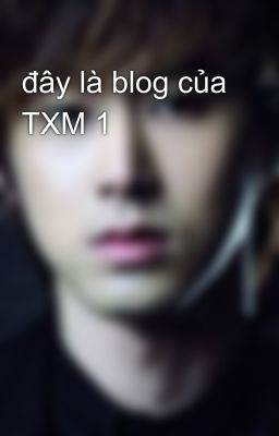 đây là blog của TXM 1