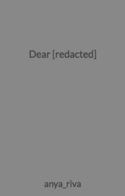 Dear [redacted]