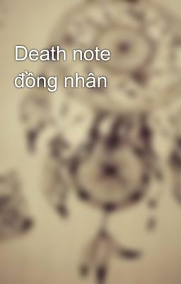 Death note đồng nhân