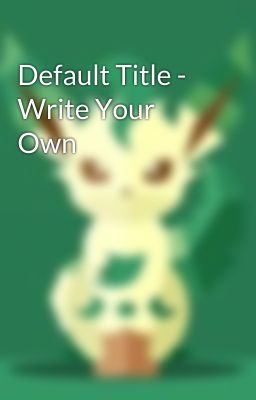 Default Title - Write Your Own