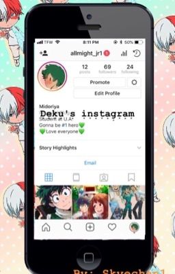 Deku's instagram 