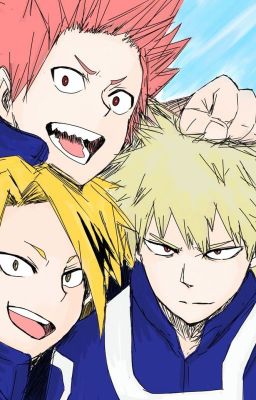 Denki Kaminari x Eijiro Kirishima x Katsuki Bakugou X Reader