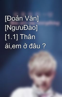 [Đoản Văn] [NgưuĐào] [1.1] Thân ái,em ở đâu ?