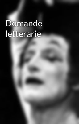 Domande letterarie