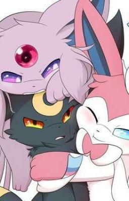 (Double Trouble) Male Umbreon x Female Sylveon and Female Espeon 