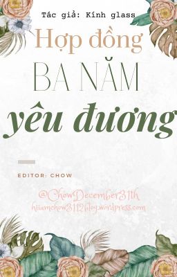 [Edit/Hoàn] Hợp Đồng Ba Năm Yêu Đương