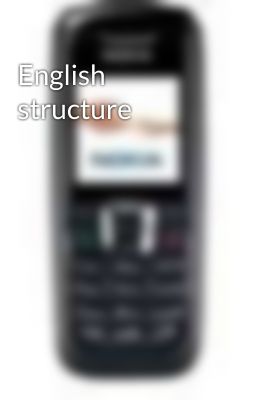 English structure