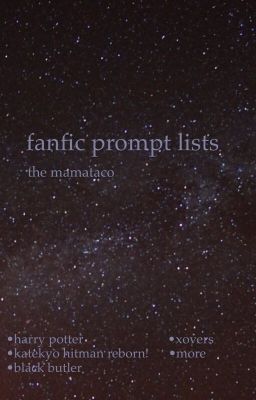 fanfic prompt lists