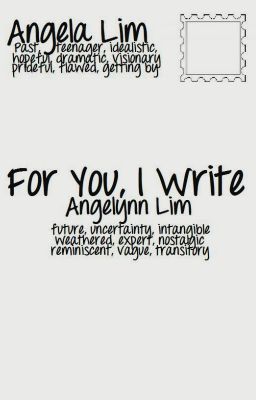 For You, I Write