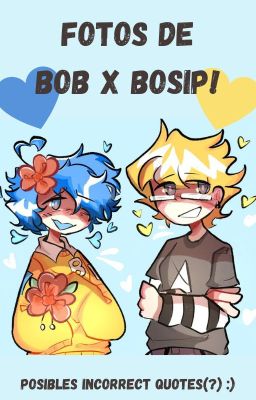 Fotos y (posibles incorrect quotes) de Bob x Bosip!