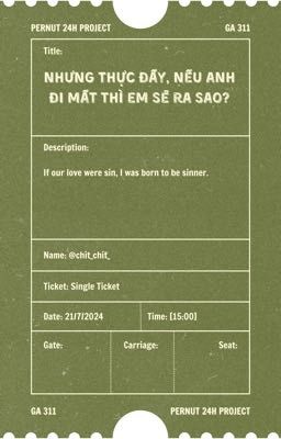 Ga 311 | 15:00 | Nhưng thực đấy, nếu anh đi mất thì em sẽ ra sao?