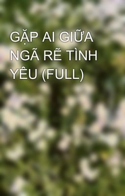 GẶP AI GIỮA NGÃ RẼ TÌNH YÊU (FULL)