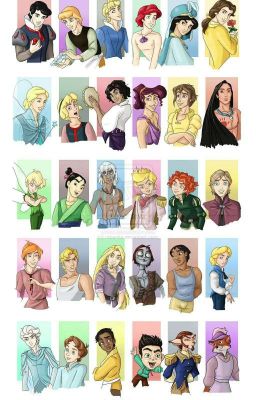 Genderbent Disney princess one shots!