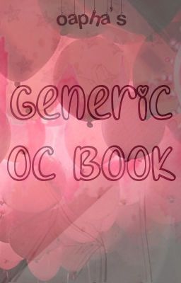 Generic OC Book