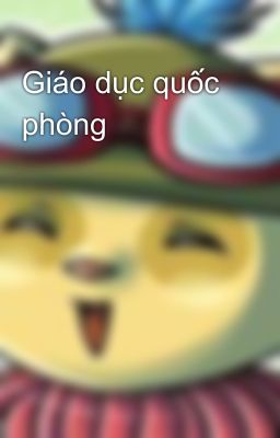 Giáo dục quốc phòng