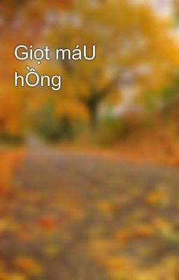 Giọt máU hỒng