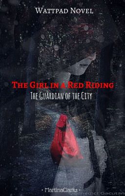 Girl in a red cape - The guardian of the city