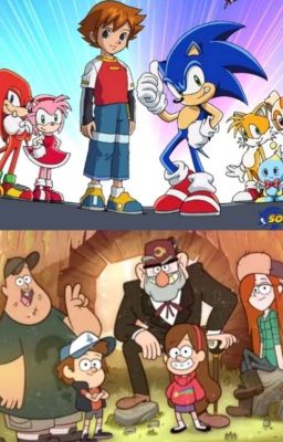 gravity falls and sonic x 