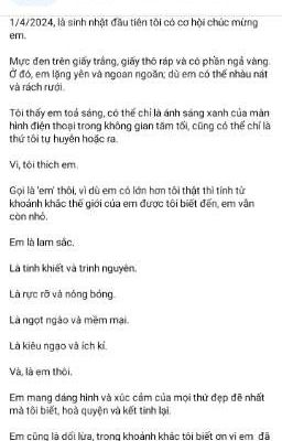 gửi em, ngọt ngào của tôi