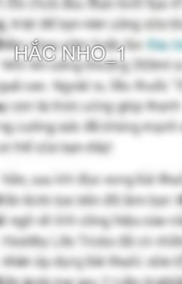 HẮC NHO_1