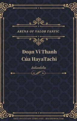 ||HayaTachi|| - ❝ Đoạn Vĩ Thanh Của HayaTachi ❞