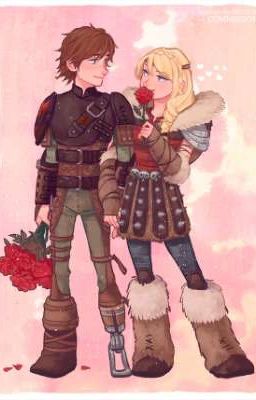 hiccup x Astrid fanart