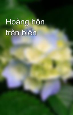 Hoàng hôn trên biển