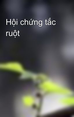 Hội chứng tắc ruột