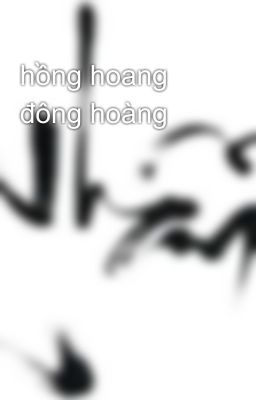 hồng hoang đông hoàng