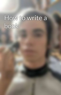 How to write a book