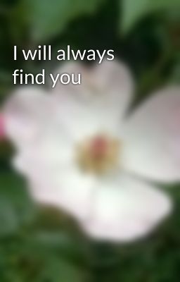 I will always find you