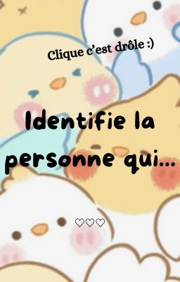 Identifie la personne qui... {TagBook}