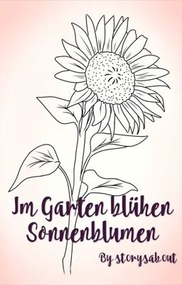 Im Garten blühen Sonnenblumen 