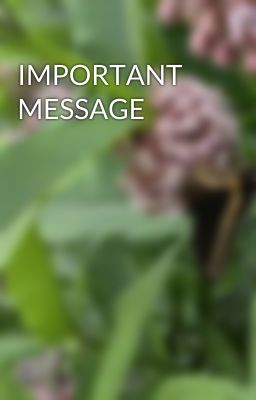 IMPORTANT MESSAGE