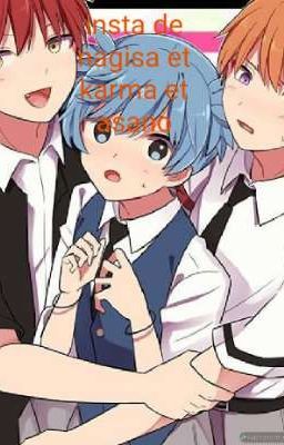 insta de nagisa et karma et asano