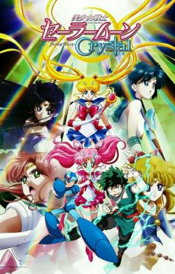 izuku midoriya y Megaman X en sailor moon Crystal