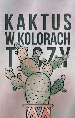 Kaktus w kolorach tęczy