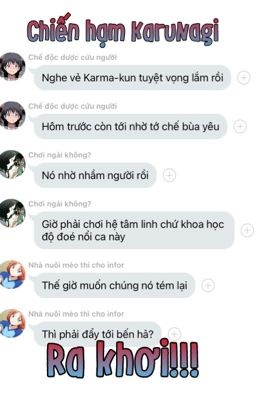 Karma x Nagisa |Textfic| Chiến hạm KaruNagi ra khơi!!!