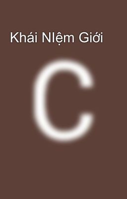 Khái NIệm Giới