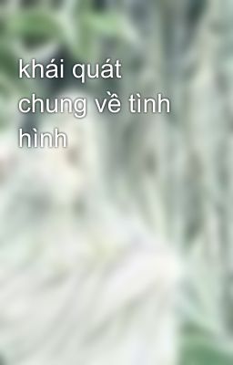 khái quát chung về tình hình