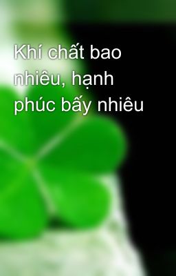 Khí chất bao nhiêu, hạnh phúc bấy nhiêu 