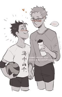 Kuroo's fault | Tsukishima x Nishinoya