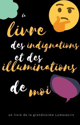 le livre des indignations et illuminations  de moi