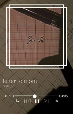 letter to mom