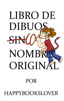 Libro de dibujos con nombre original