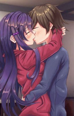 Lilies are red~ DDLC male reader x Yuri